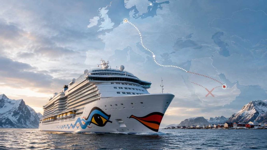 AIDA rinuncia al Medio Oriente anche nel 2027-28: la geopolitica ridisegna due inverni di crociere