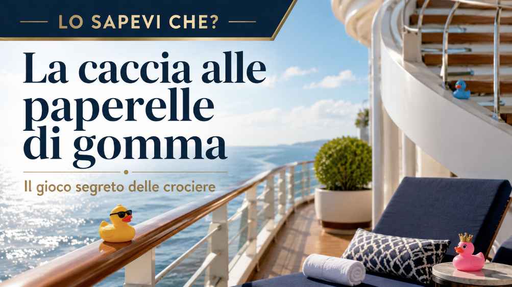 Perché migliaia di passeggeri nascondono paperelle di gomma sulle navi da crociera?