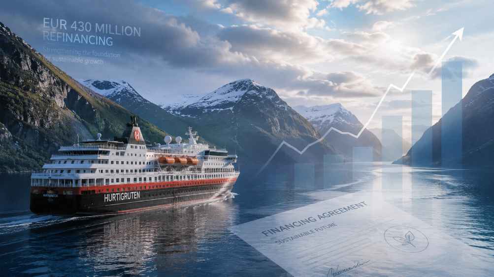 Hurtigruten mette in sicurezza il futuro: rifinanziamento da 430 milioni per ridurre i costi e rilanciare la crescita