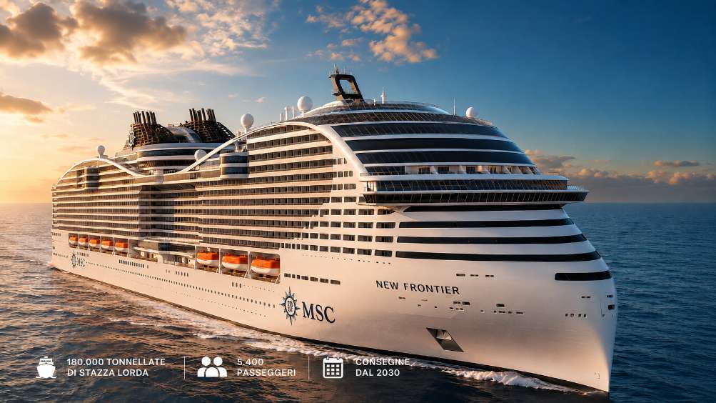 MSC prepara il dopo World Class: sei nuove navi “New Frontier” possono ridisegnare la flotta dal 2030