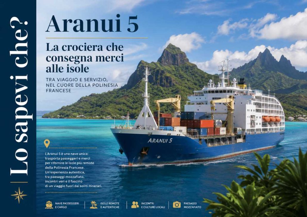 La crociera che consegna merci alle isole: le sorprendenti curiosità di Aranui 5