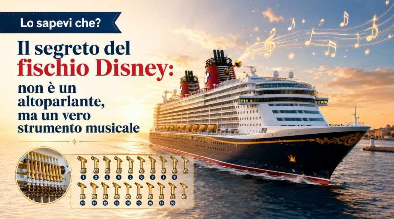 Il segreto del fischio Disney: non è un altoparlante, ma un vero strumento musicale