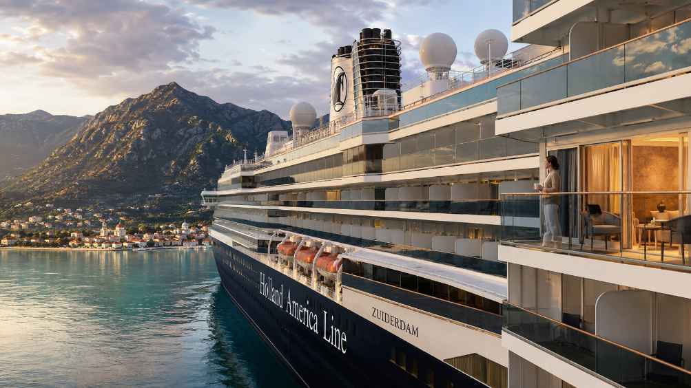Il balcone non è più solo per due: Holland America ripensa Zuiderdam per chi viaggia da solo