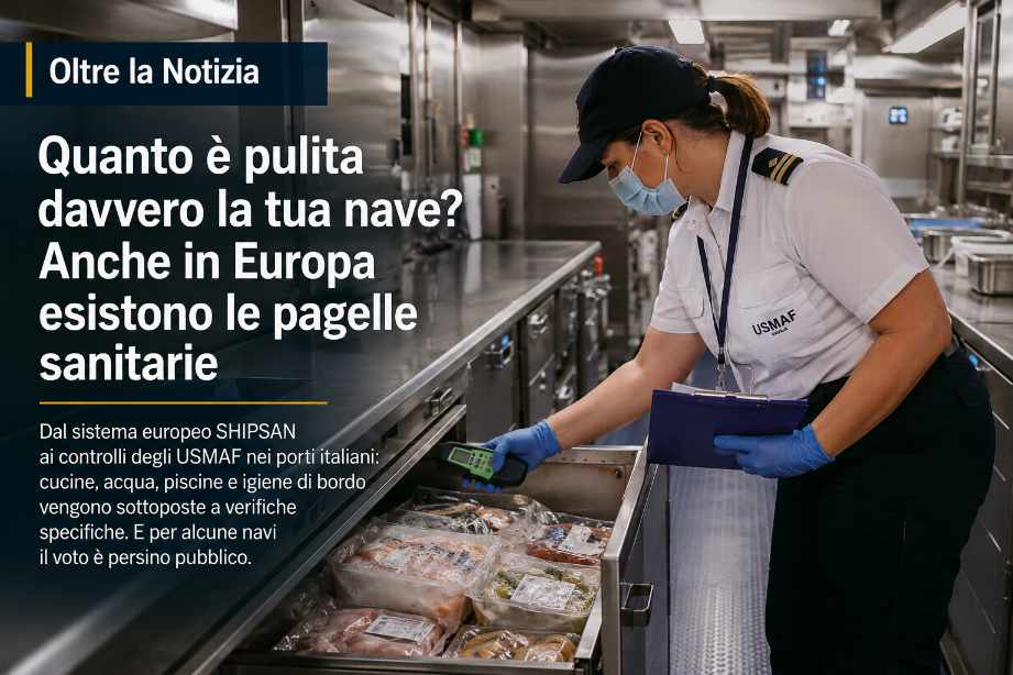 Quanto è pulita davvero la tua nave? Anche in Europa esistono le pagelle sanitarie